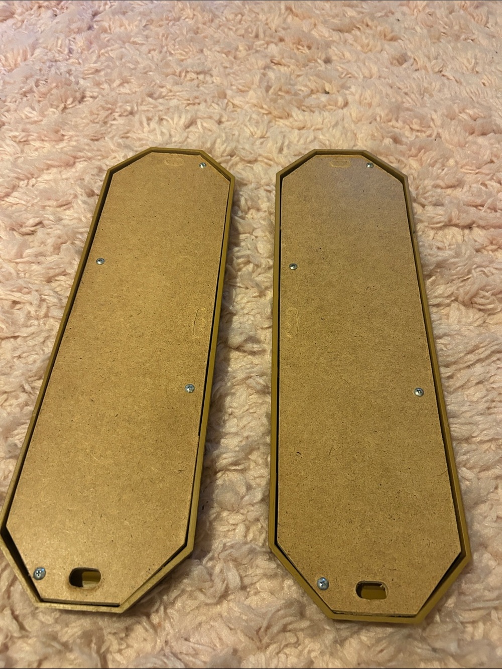 Vintage sirroco Gold Octagonal Edge Wall Mirrors - Decorative Home Wall Decor - Picture 3 of 4